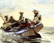 温斯洛 荷默 : Sailing the Catboat